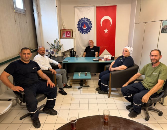 Genel Başkan Yardımcımız Uğur Evkuran, Yömser Ambalaj’da Temsilcilerimizi Ziyaret Etti