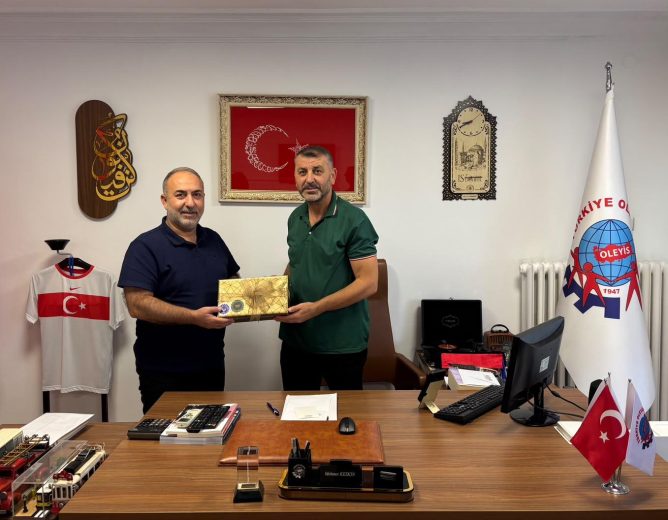 Genel Başkanımız Kudret Örgel, Oleyis Genel Başkanı Mehmet Keskin ile Bir Araya Geldi