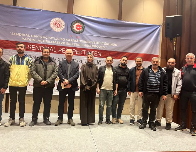 “Sendikal Perspektiften Temel İSG Eğitim Programı” İstanbul İl Eğitimi’nin 1. Gününe Katılım Sağladık